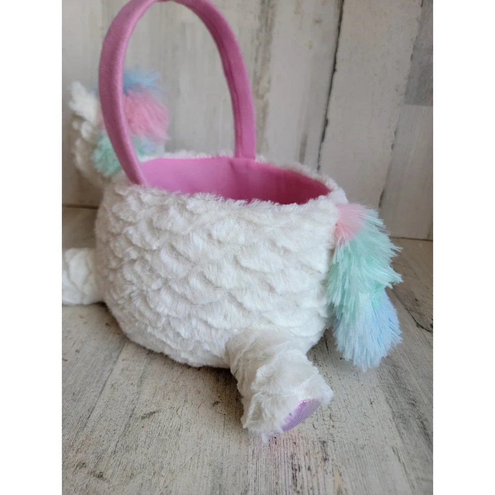 Unicorn Easter basket reindeer plush youth‎ spring home decor stuffed animal